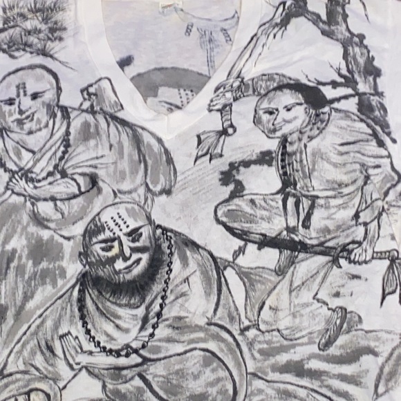 Vintage 80s Hand Drawn Kung-Fu legends T-shirt. Size L. See measurements - Picture 4 of 12